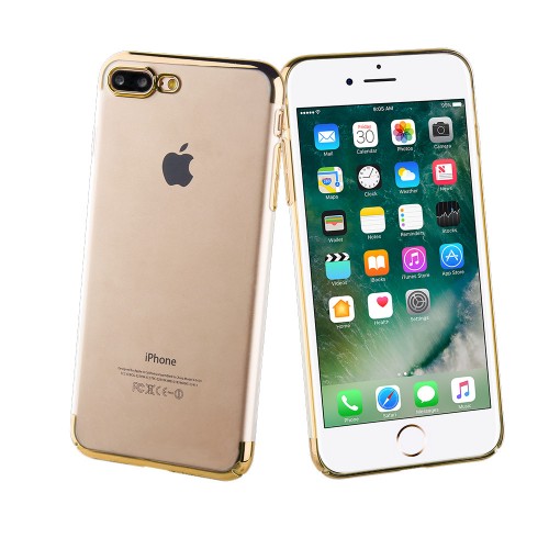Muvit Case Crystal Edition for Apple iPhone 7 / 8 Plus (Gold)