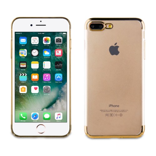 Muvit Case Crystal Edition for Apple iPhone 7 / 8 Plus (Gold)