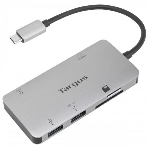 Targus USB-C Multi-Port Single Video Adapter and Card Reader with 100W PD Pass-Thru [BAR]