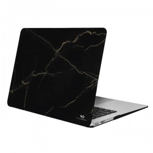 White Diamonds Protective Marble Cover for Macbook Air 13" (2018) - Gold Marble